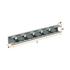 Mounting bracket (U-shaped)