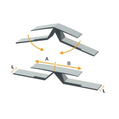 PVC outer angle piece