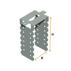 U-shaped CD profile brace